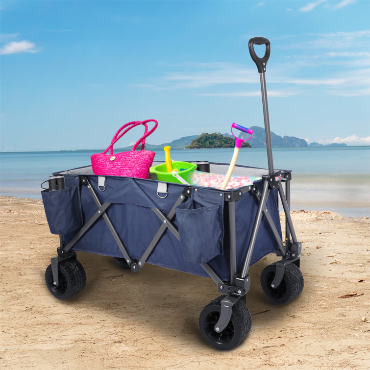 REDCAMP Heavy Duty Collapsible Beach Wagon Bags & Storage for Sand with